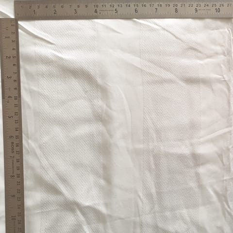 Premium White Jacquard Fabric