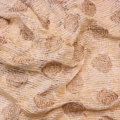 Net Cutwork Embroidered Fabric