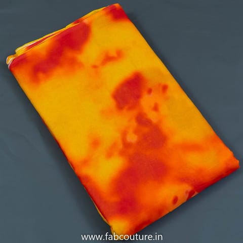 Pure Mal Cotton Digital Tie and Dye Printed Fabric