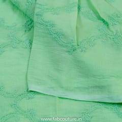 Muslin Embroidered Fabric