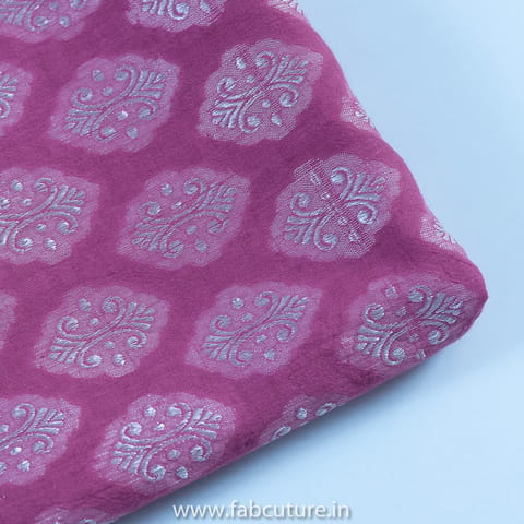 Pink Color Cotton Dobby