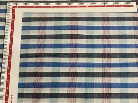 Multicolor Yarn Dyed Cotton Check Fabric