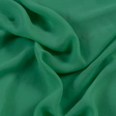 Green Poly Georgette fabric