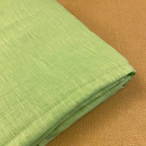 Sea Green Pure Linen 44 Lea fabric
