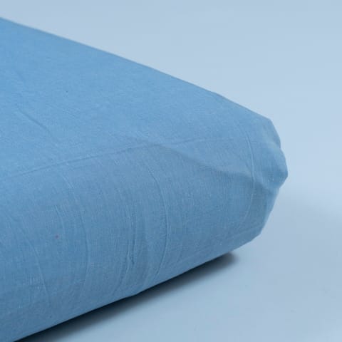 Light Blue Denim Chambrey fabric