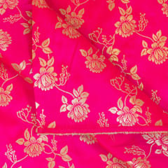 Rani Coloured Jaal Jacquard Silk fabric