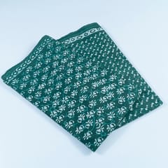 Green Cotton Batik Print  Mix Match Set