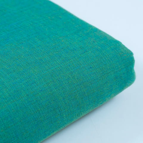 Green Color Rayon Slub fabric