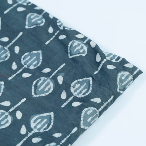 Grey Color Cotton Cambric Batik Print
