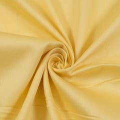 Light Yellow Color Zara Cotton Silk fabric