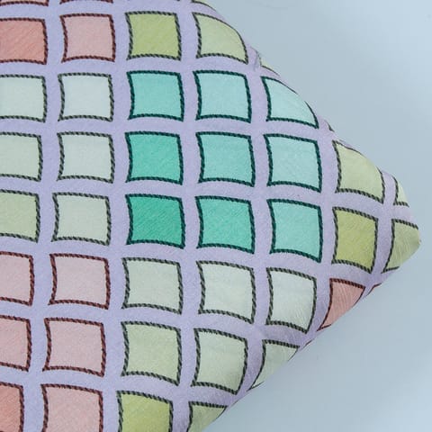 Multi Color Poly Raw Silk Digital Printed Fabric
