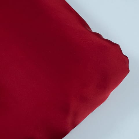 Maroon Color Georgette Satin fabric