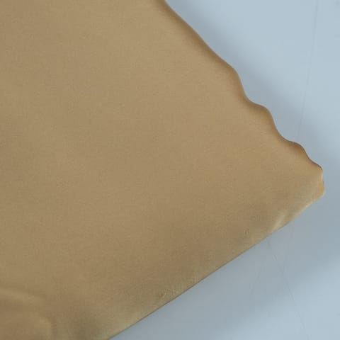 Fawn Color Georgette Satin fabric