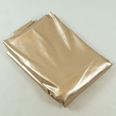 Gold Color Faux Leather Lycra fabric