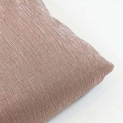 Peach Color Jersey Lycra Shimmer Fabric