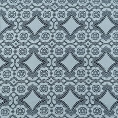 White Dyeable Net Lace Fabric