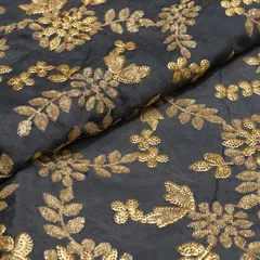 Chinon Chiffon Sequins Embroidered Fabric