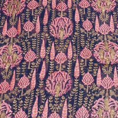 Georgette Thread Embroidered Fabric