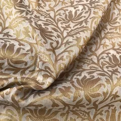 Georgette Jacquard Jaal fabric