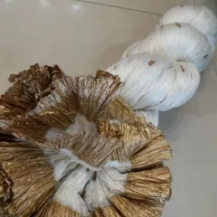 White Dyeable Art Silk Crush Fabric