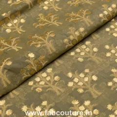 Radium Zari Jacquard fabric