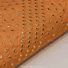 Upada Silk Mirror Embroidered Fabric