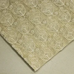 Kota Checks Embroidered Fabric
