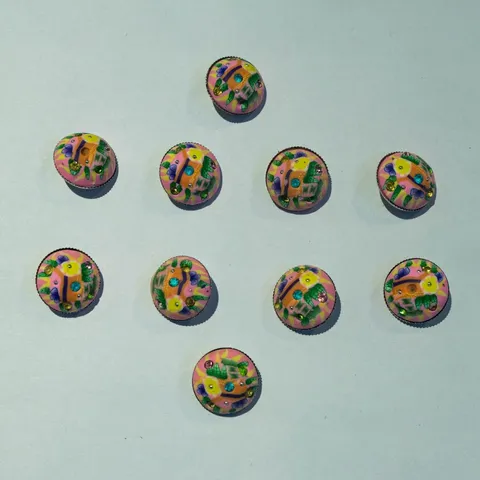 Buttons With Stone
