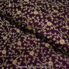 Velvet Embroidey fabric