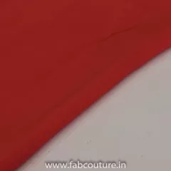 Red Color Plain Upada Silk fabric