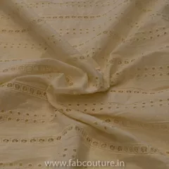 Cotton Chikan fabric