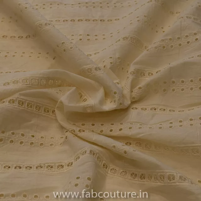 Cotton Chikan fabric