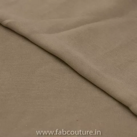 Taupe Color Viscose Crepe fabric