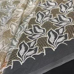Hand Cut Sifly With Zari fabric