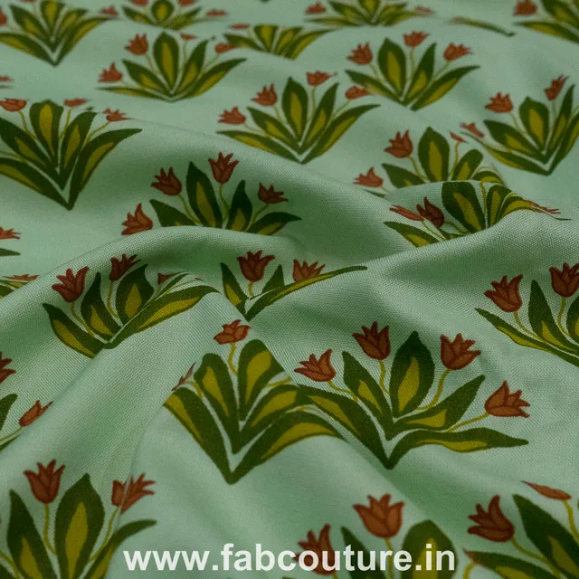 Rayon Printed Fabric