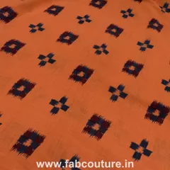 Cotton Slub Printed Fabric