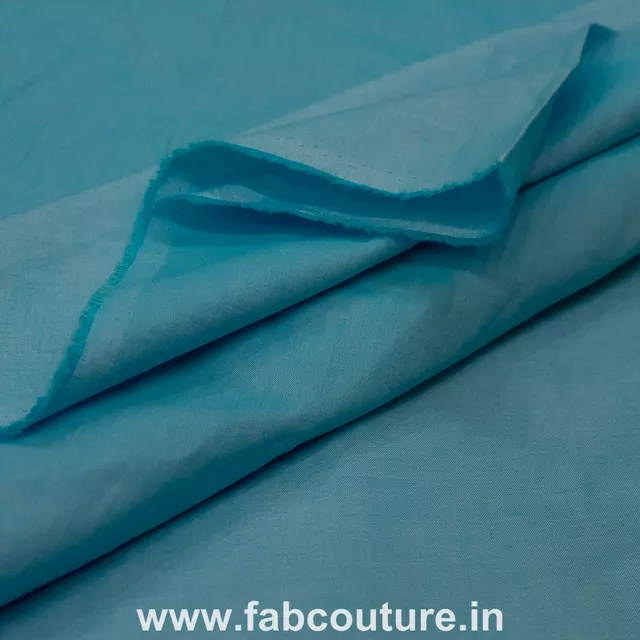 Firozi Color Chambray fabric