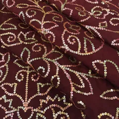 Chinon Chiffon Embroidered Fabric