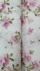 Cotton printed Embroidered Fabric