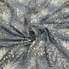 Imported Net Embroidered Fabric