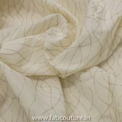 Kora Cotton Zari Embroidery (1.5 mtr cut piece)