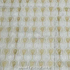 Chanderi Gota Embroidered Fabric