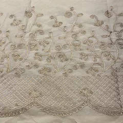 Cream Cotton Gota Embroidery (1.2 Meter Cut Piece )