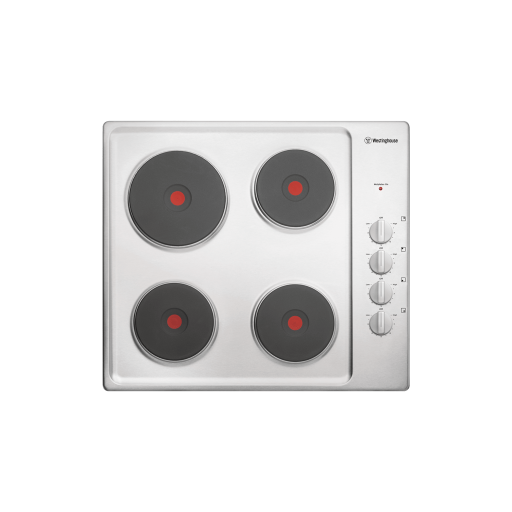 60cm Electric Solid Cooktop, Knob Controls S/S