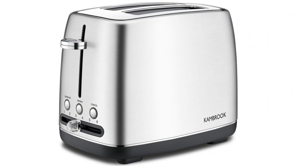 2 Slice Stainless Steel Toaster - Brushed Stainless Steel