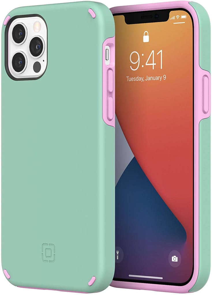 Incipio Two-Piece Case - Mint/Pink - iphone 12 /12 pro 6.1