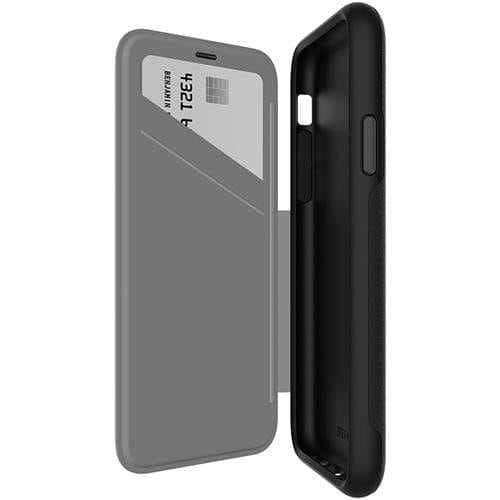 EFM MONACO D3O Wallet Case - APPLE iPhone XS Max 6.5' - BLACK