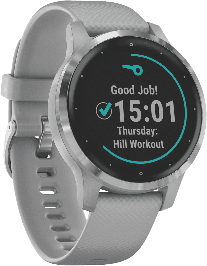 Garmin Vivoactive 4S Hybrid Watch (Grey-Silver)