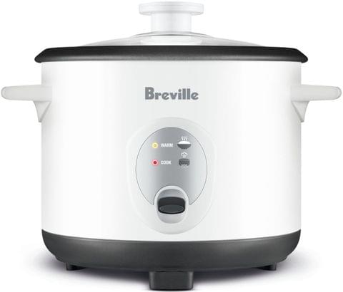 BREVILLE The Set & Serve Rice Cooker - White