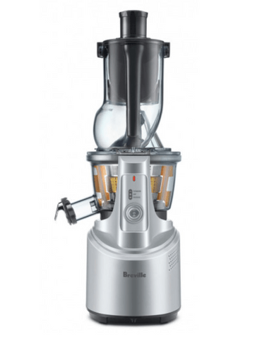 Breville the Big Squeeze Slow Compression Juicer in Silver